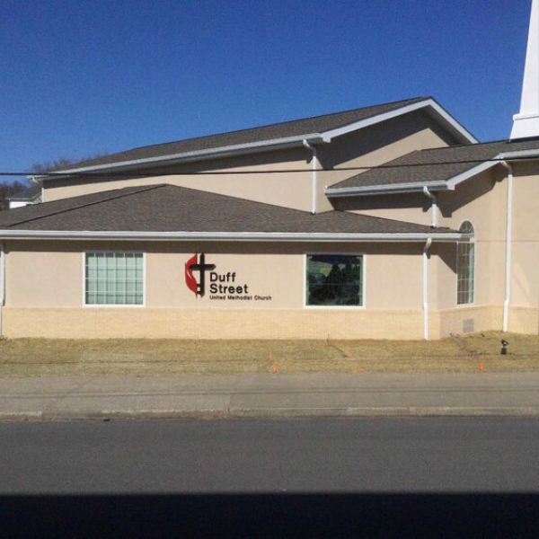 Duff Street United Methodist Church building exterior photo.